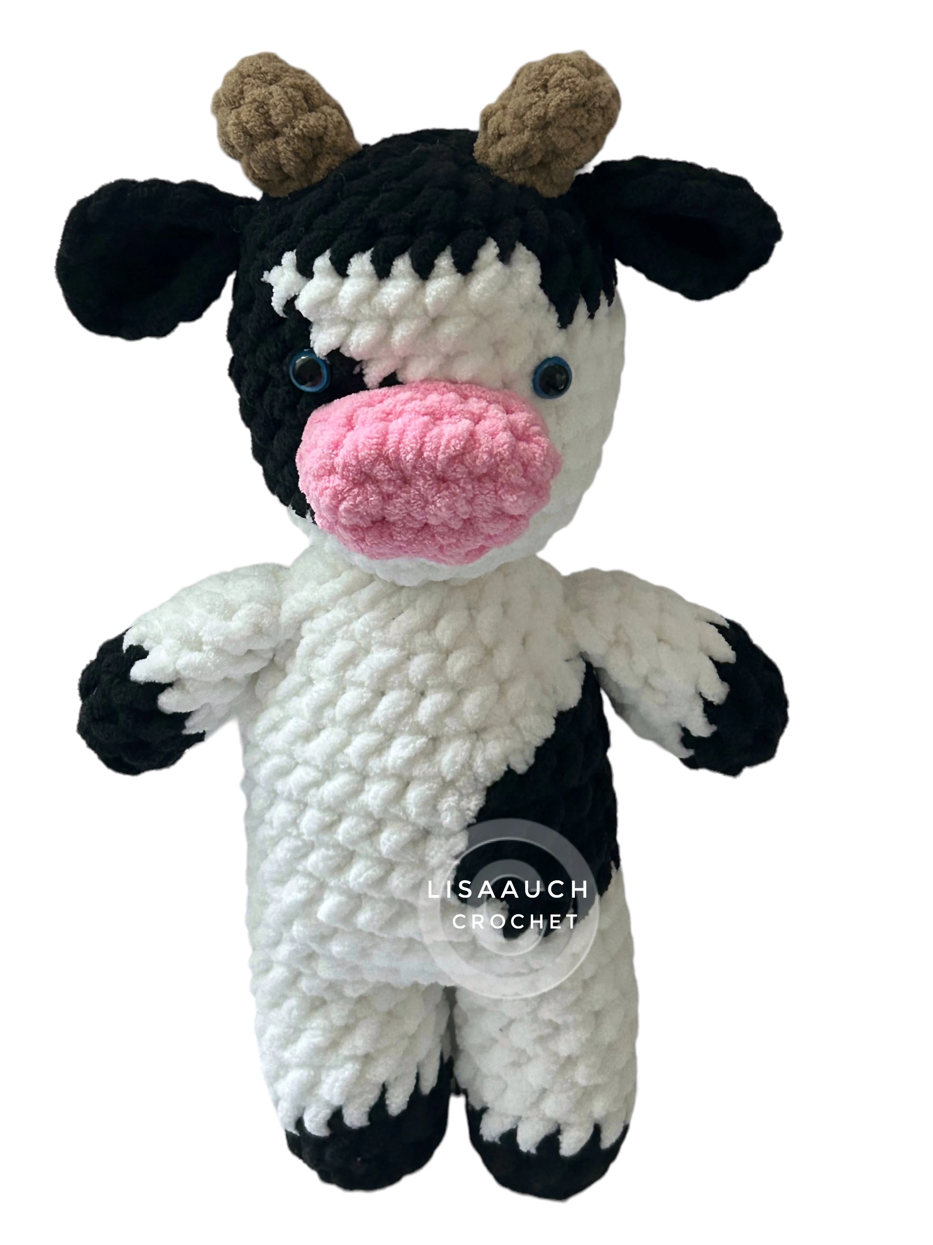 Free Crochet Cow Pattern plushie cow pattern free