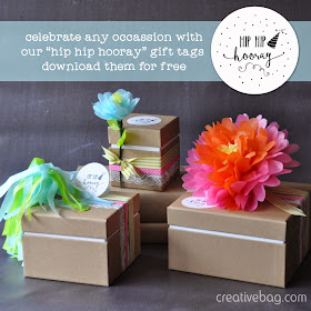 good things come in pretty packaging and a free download for gift tags | Creative Bag