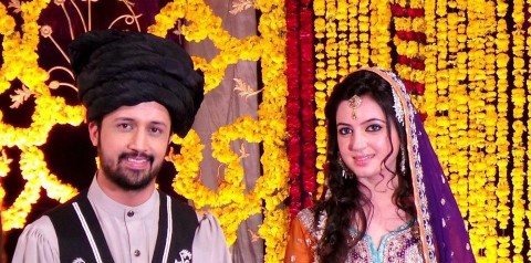 Singer Atif Aslam Girlfriend Sara Bharwana Wedding Pics