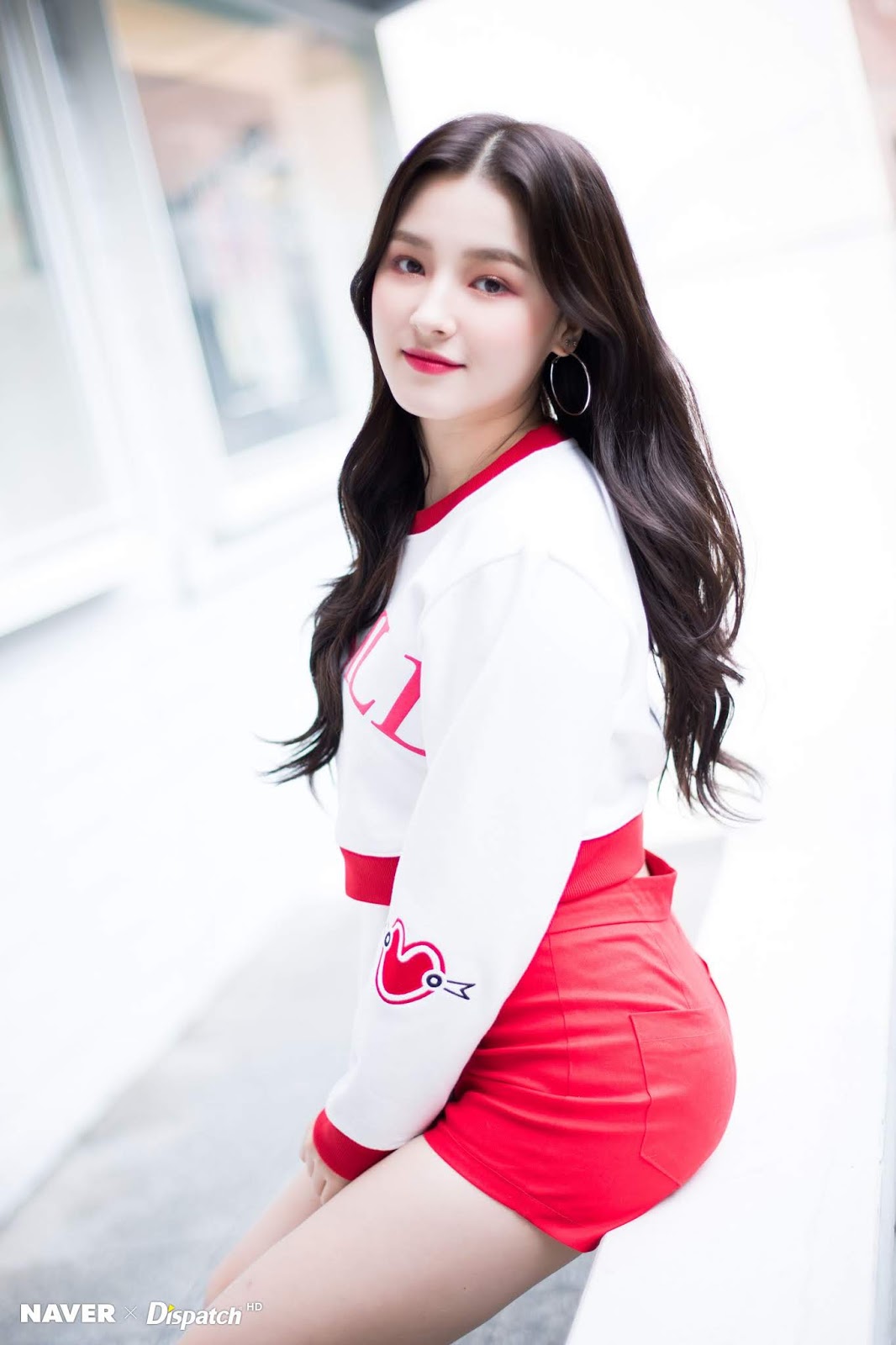 MOMOLAND Nancy with red hair by Naver x Dispatch - Sexy K-pop