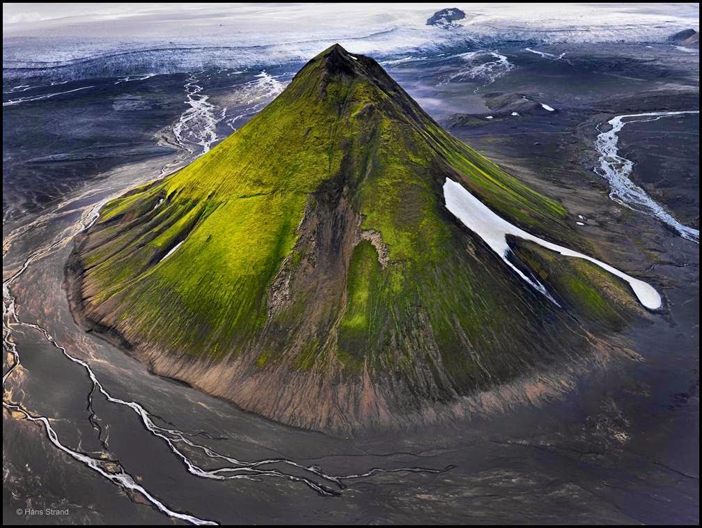 Maelifell Volcano Travel the stunning volcano covered with moss in Iceland