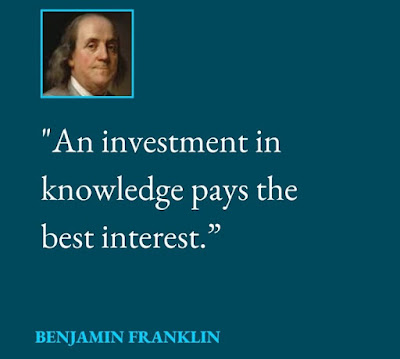 An investment in knowledge pays the best interest - BENJAMIN FRANKLIN Quotes - 30.10.2023