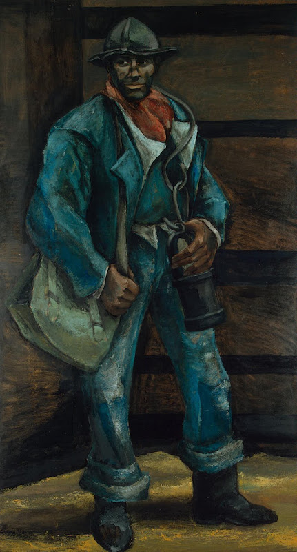 Miner by Roger Somville - Genre Paintings from Hermitage Museum