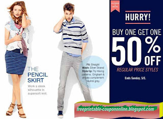 Free Printable Gap Coupons