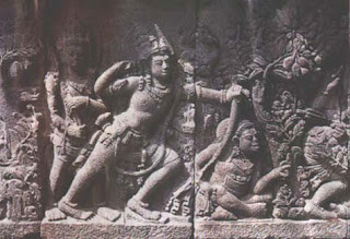 relief hindu budha