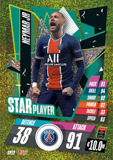 Topps Match Attax 2020-2021 Paris Saint-Germain Set