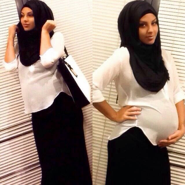  Model  Baju Muslim untuk  ibu  Hamil 