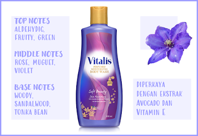 vitalis perfumed moisturizing body wash