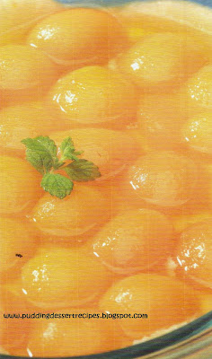 Creole Rice with Glazed Apricots Pudding