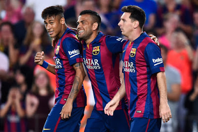 SenangPoker l Neymar dan Messi Berharap Jika Alves Tak Akan Meninggalkan Barcelona