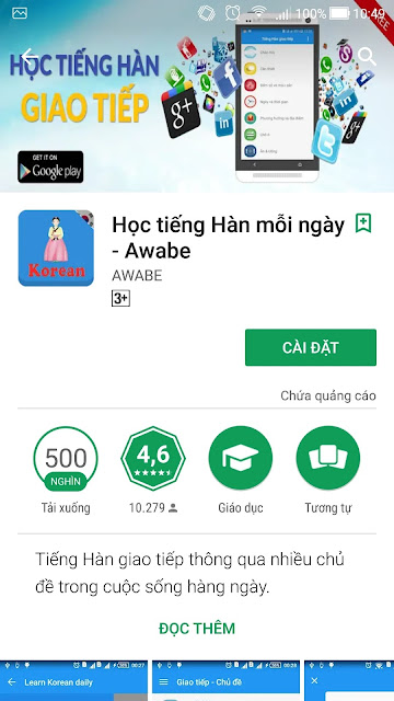 Những ứng dụng học tiếng Hàn hiệu quả trên điện thoại