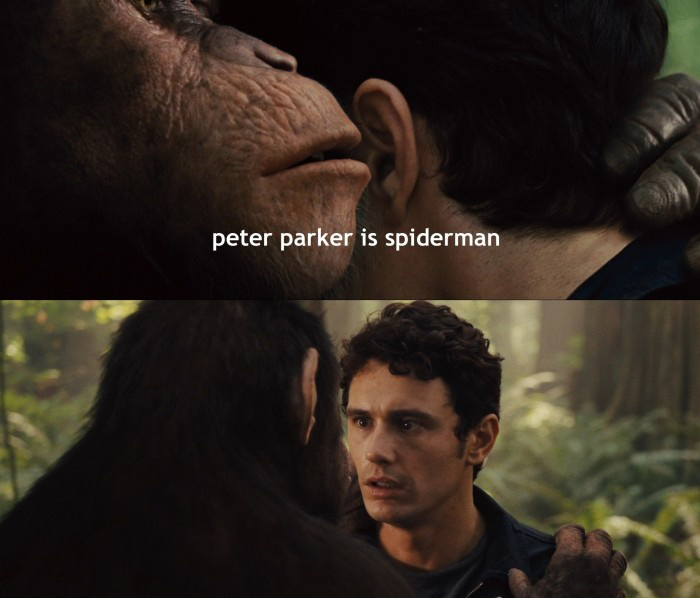 Peter Parker Is Spiderman 