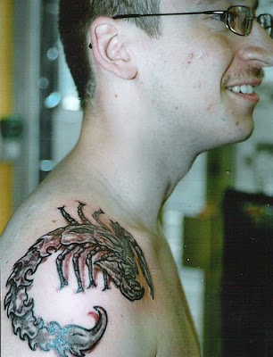 New Scorpion Tattoos For Men On Shoulder