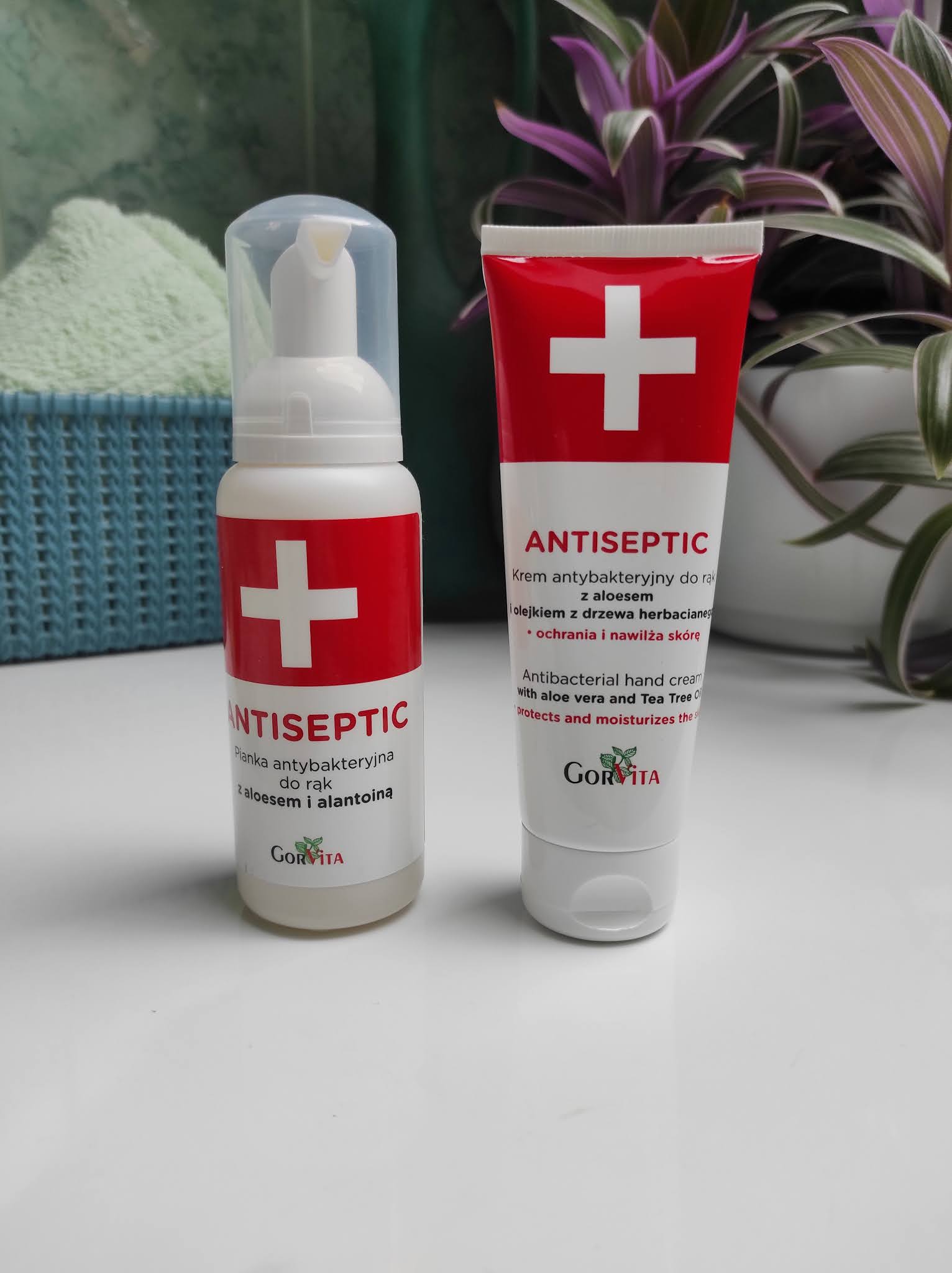 Antiseptic - produkty antybakteryjne do rąk z aloesem i alantoiną