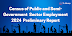 Census of Public and Semi Government  Sector Employment - 2024  Preliminary Report