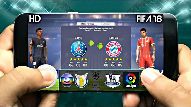 FIFA 14 MOD FIFA 18 Best Graphics 900 MB Android Offline
