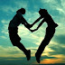 Love Symbol with Couple Mobile Wallpaper