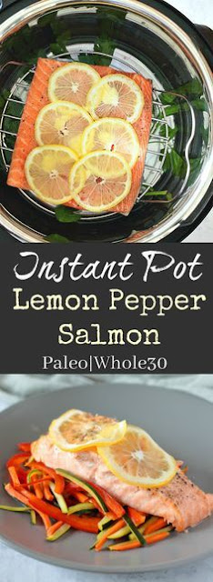 INSTANT POT LEMON PEPPER SALMON