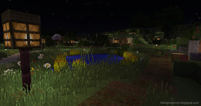 minecraft hobbiton frog pond