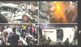 Accident by truck 12 people death