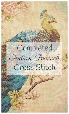 Indian Peacock Cross Stitch