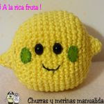 patron gratis limon amigurumi