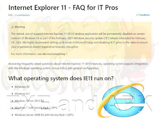 هل ما زلت تستخدم Internet Explorer 11 على نظام التشغيل Windows 10؟ سيتم تعطيله في فبراير 2023