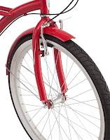 26" wheels & front fork on Schwinn Women's Sanctuary 7-Speed Cruiser Bicycle, image