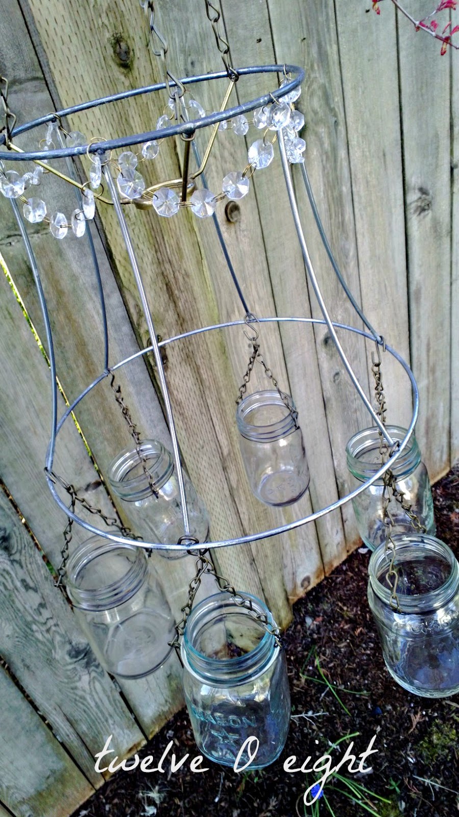 Mason Jar Chandelier