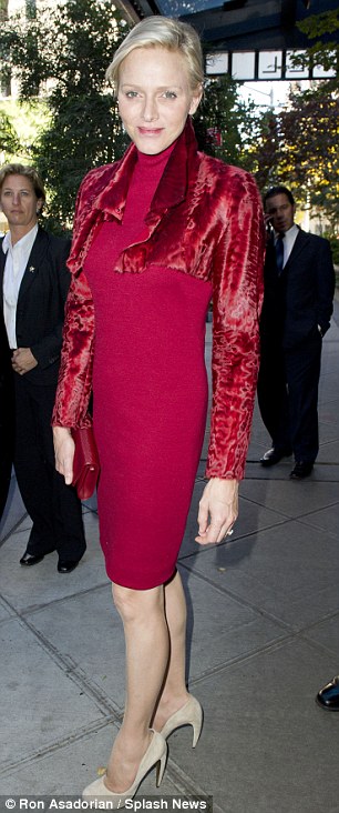 Princess Charlene of Monaco in New York for 2012 Princess Grace Awards