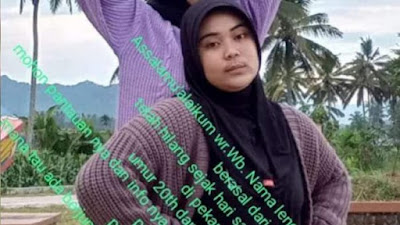  Mau Jemput Ijazah, Gadis Asal Sumbar Hilang Kontak di Pekanbaru