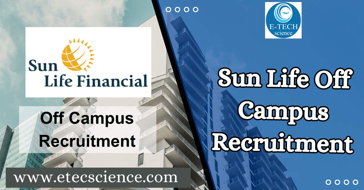 Sun Life job Recruitment drive 2023