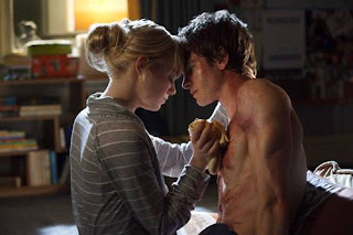 Emma Stone and Andrew Garfield in The Amazing Spider-Man