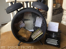 Writer Themed Tim Holtz Clock by My Porch Prints