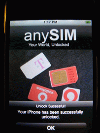 anySIM 1.3 - Unlock iPhone SIM Card