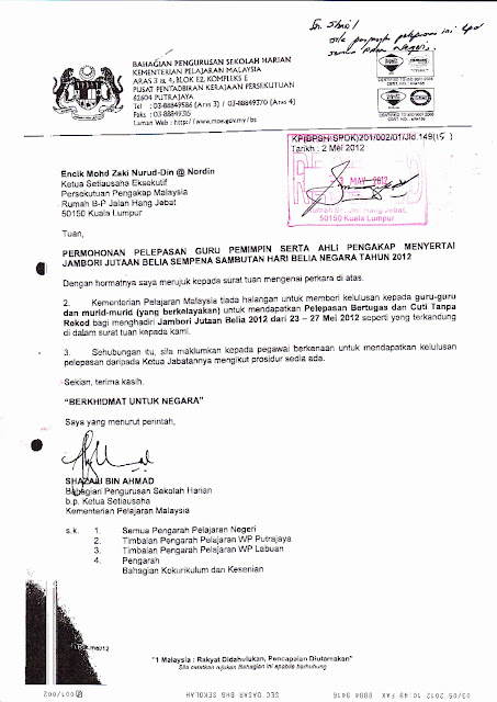Persekutuan Pengakap Malaysia Daerah Besut: PELEPASAN 