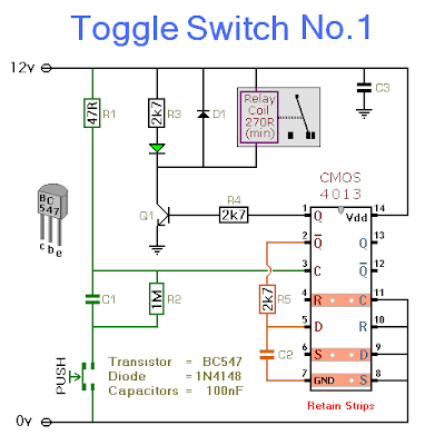 Rangkaian Toggle Switch 