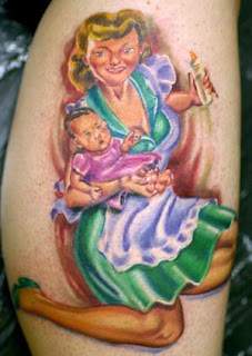 Mom Tattoos, Tattooing