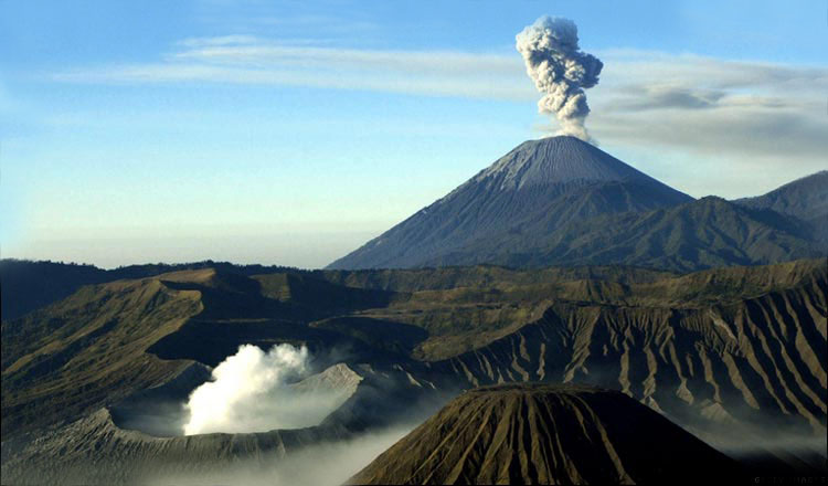 Mount Semeru Summit (the highest volcano in East Java 