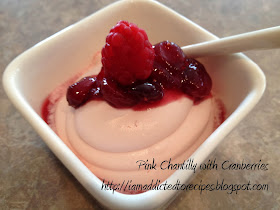 Pink Chantilly with Cranberries | Addicted to Recipes