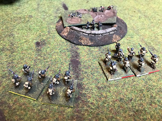 The British open fire with rifles causing more German casualties