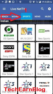 Watch live tv on android