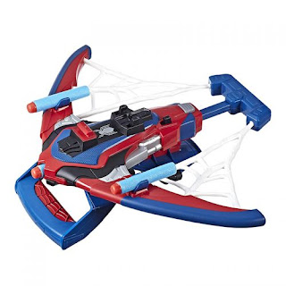 MARVEL SPIDER-MAN WEB SHOTS SPIDERBOLT NERF POWERED BLASTER TOY