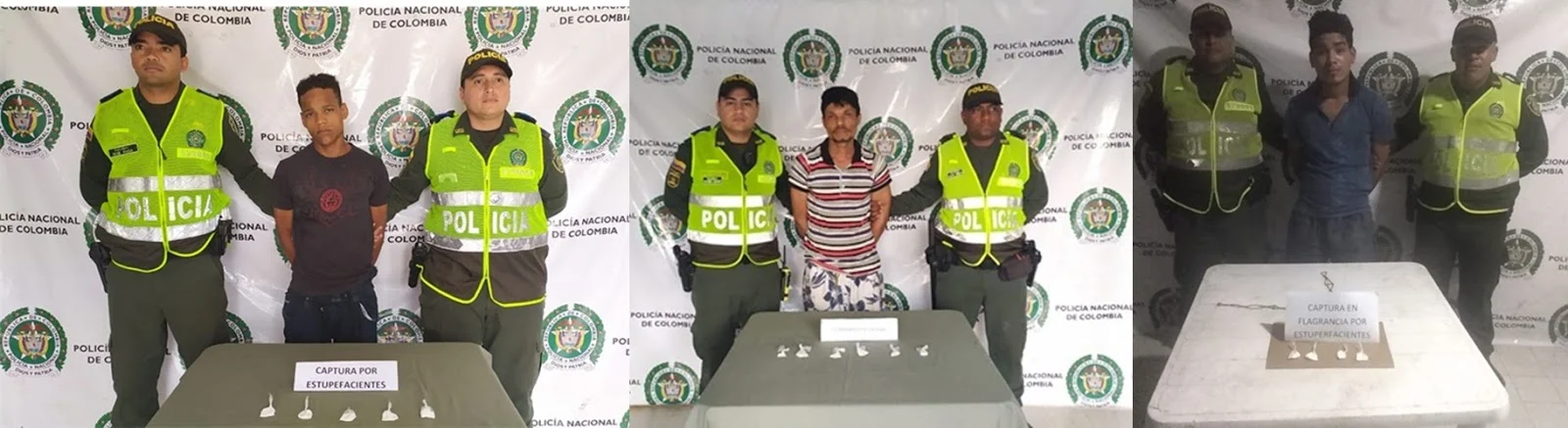 En Codazzi cayeron dos jíbaros de coca y uno de basuco