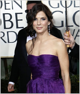 Sandra Bullock Hairstyle and Makeup