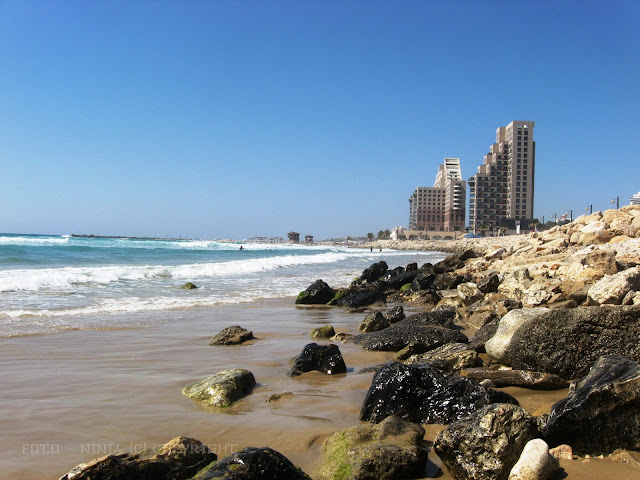 Израиль пляж Хайфы