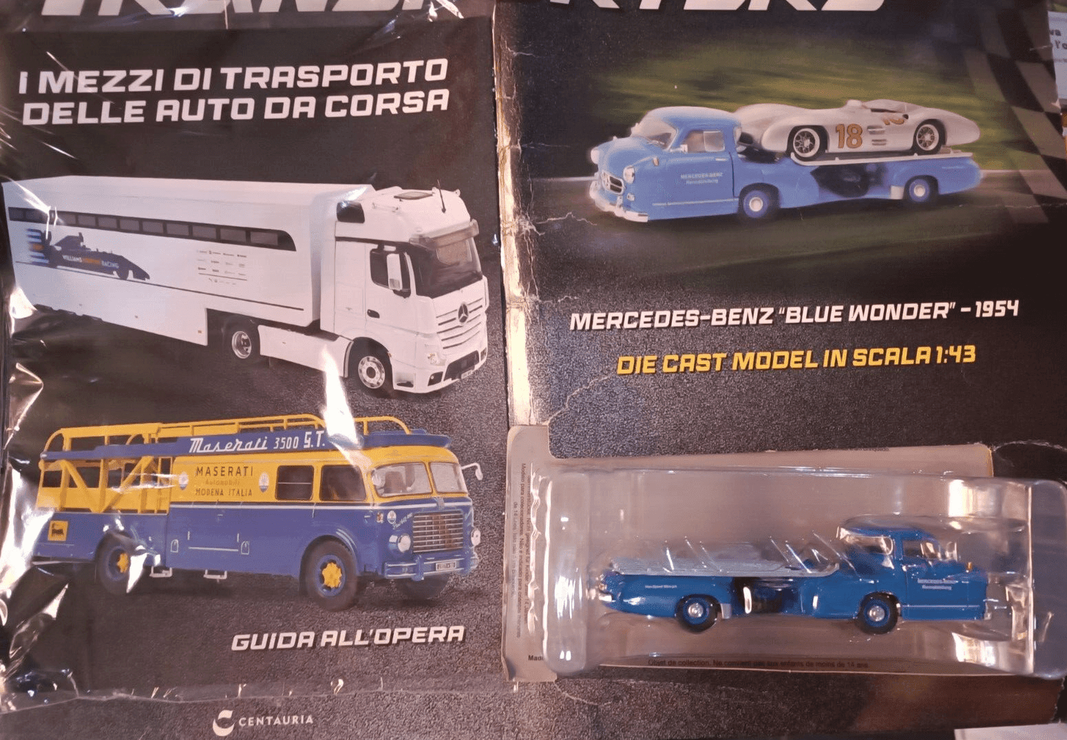 test racing car transporters 1:43 centauria