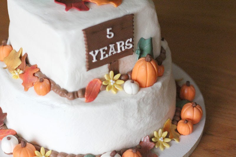 The Gano's: Happy 5 Year Anniversary! ~ Cake