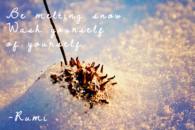 be melting snow quote