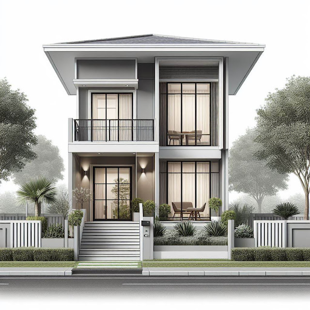 gambar desain rumah 2 lantai